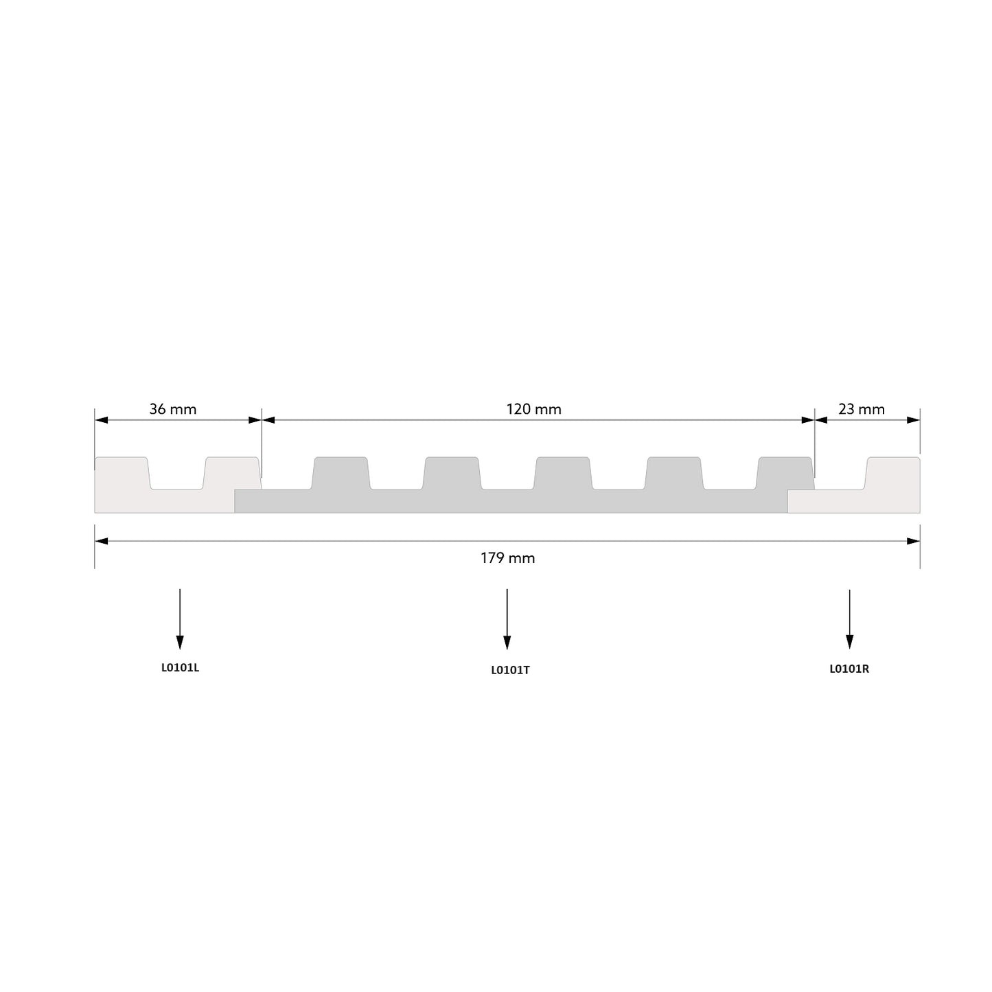 3D Väggpanel L0101L