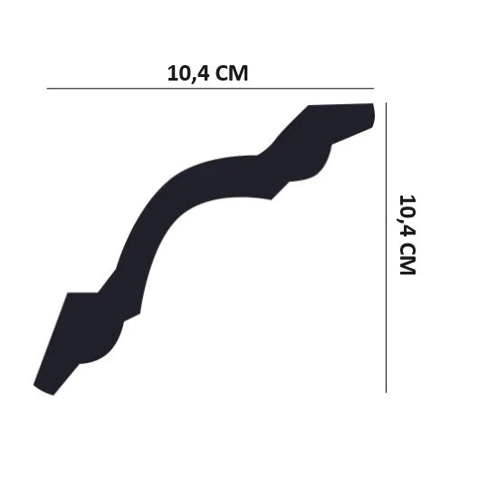 Taklist frigolit GK130