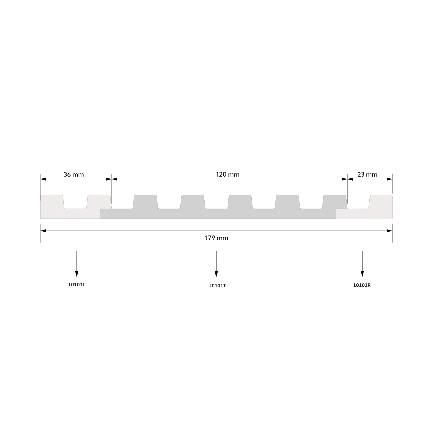 3D Väggpanel L0101R