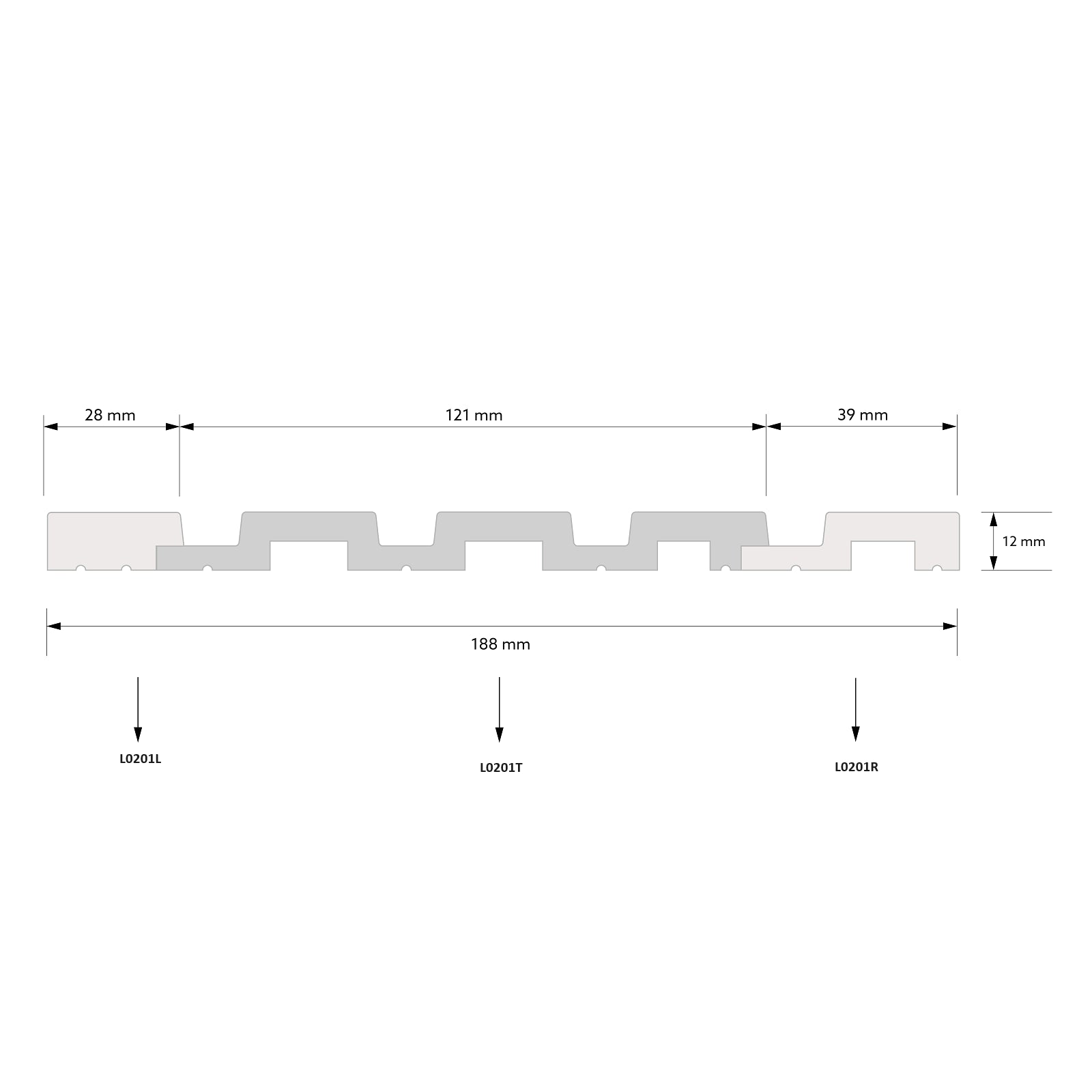 3D Väggpanel L0201L